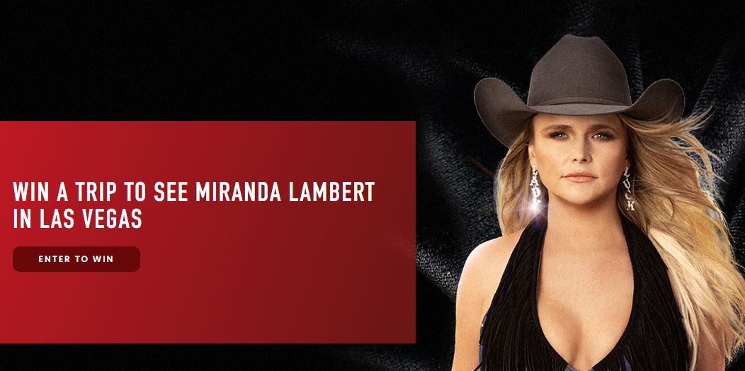 One-Country-Sweepstakes-WIN-A-TRIP-TO-SEE-MIRANDA-LAMBERT-IN-LAS-VEGAS