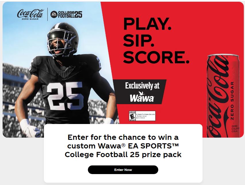 Coke Zero Sugar EA SPORTS Fall Sports Instant Win Game 